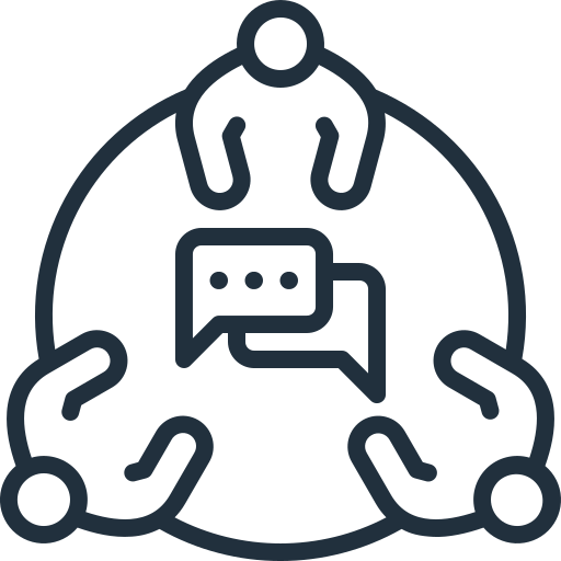 Imagen de mesas con sillas giratorias para coworking